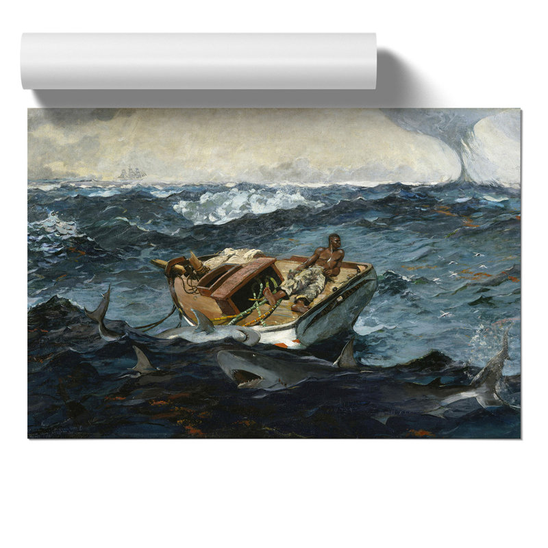 The Gulf Stream by Winslow Homer - Frameless Print, 21cm H x 30cm W x 0.1cm D