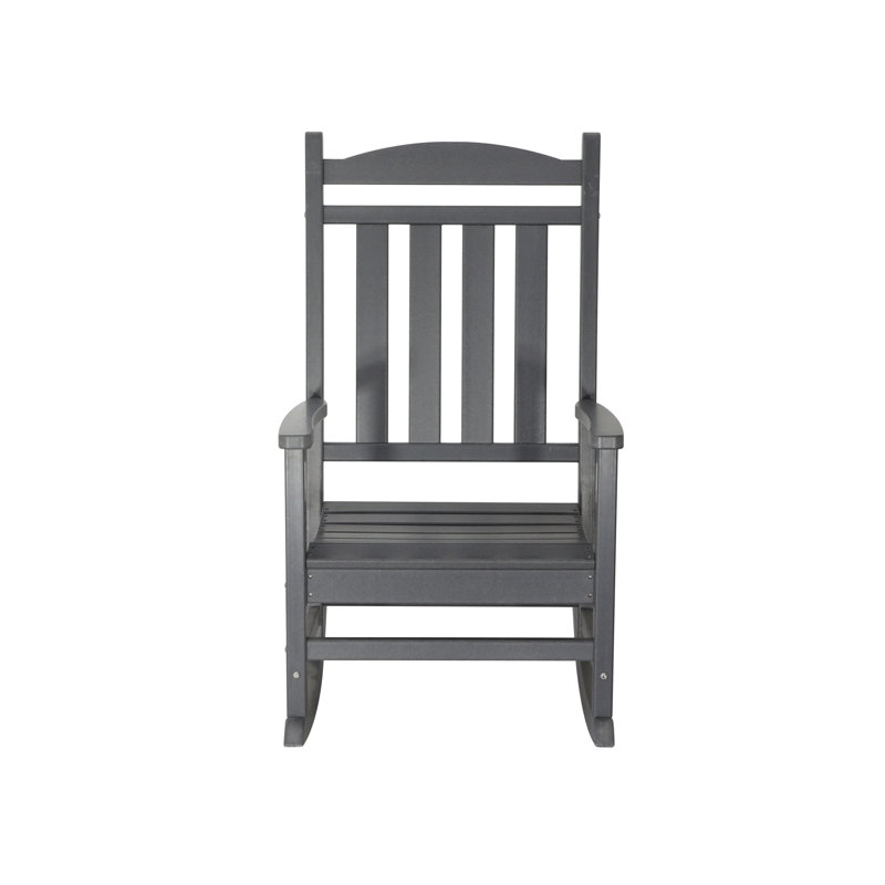 Outdoor Adirondack Rocking Chair, Gray