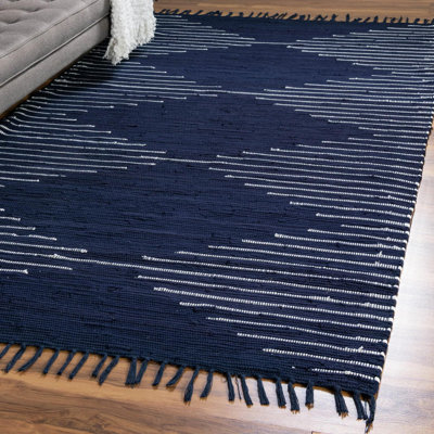 Jordee Cotton Geometric Indoor Rug