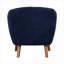 Chaise d'appoint rembourrée en tissu chenille-1116625478