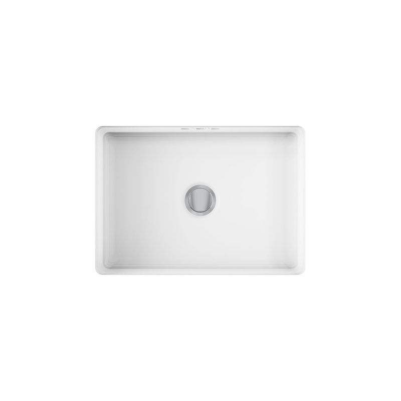 Claude by Studio McGee 16-9/16" Rectangular Undermount Bathroom Sink, White