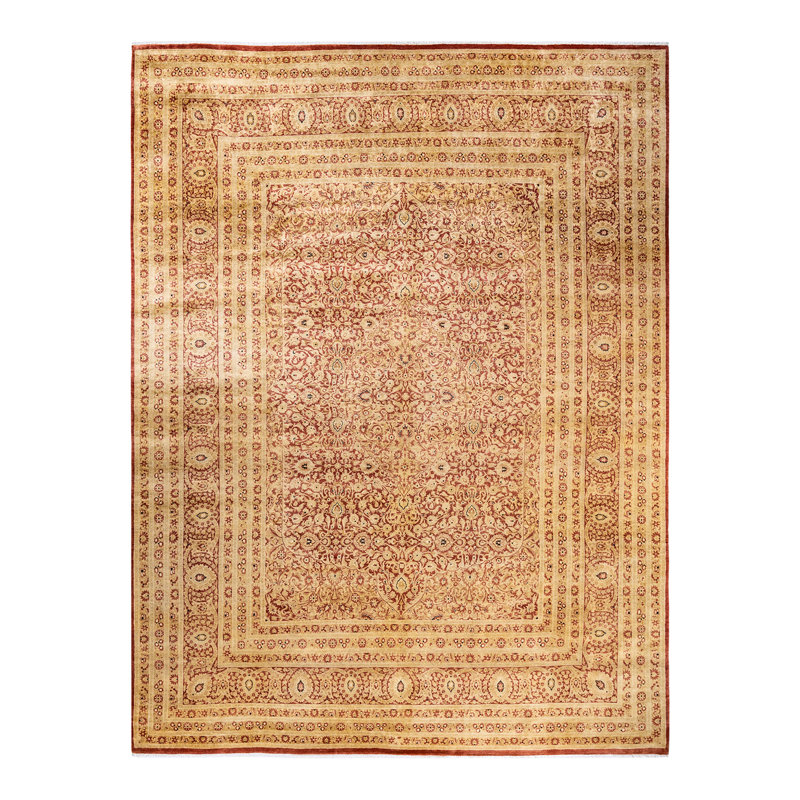 Classic One-of-a-Kind 9' 3" X 12' 4" Hand Knotted Area Rug