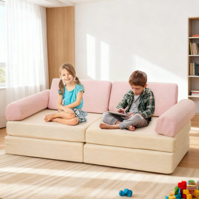 Boneless Compression Bedroom And Playroom Furniture, Modular Play Couch, Sofa That Inspires Creativity For Playroom Bedroom Living Rooms