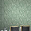 Rouleau de papier peint L 33 pi x l 20,5 po Vinay Palm Frond-2132876332