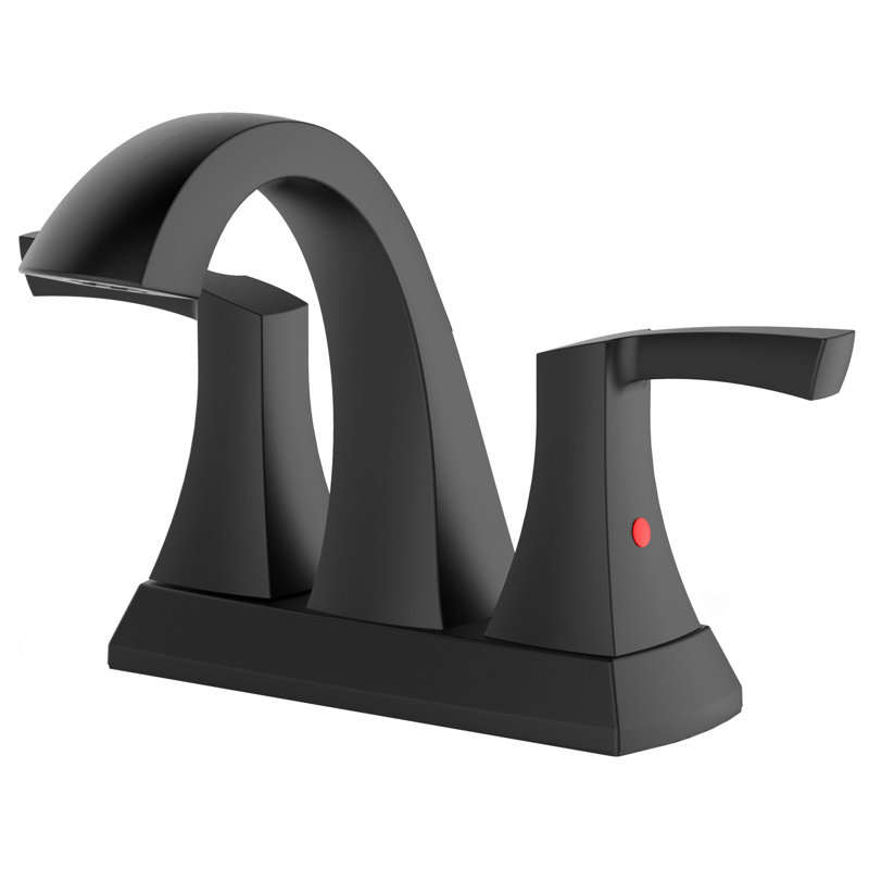 Centerset and Mounting / Installation Required 2 -handle Bathroom Faucet with Drain Assembly