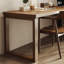 Bureau rectangulaire en bois massif brun-118041487-118041489