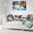 Future Industry - Abstract Printed Pillow