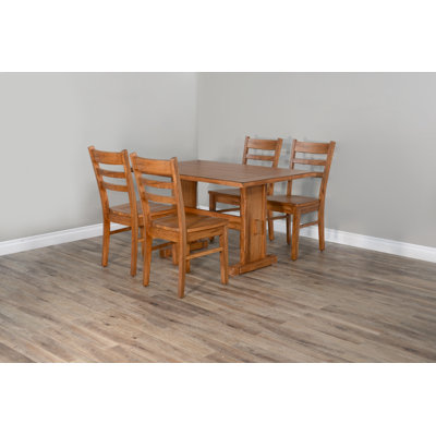 Deniela 4 - Person Trestle Dining Set