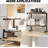 Desk Shelf Clamp-On Above Or Under - 15 Inch Clamp Desktop Shelf, Over Or Under Table Clamp Shelf, Desk Organizer Shelf For Office Accessories, Gaming Devices