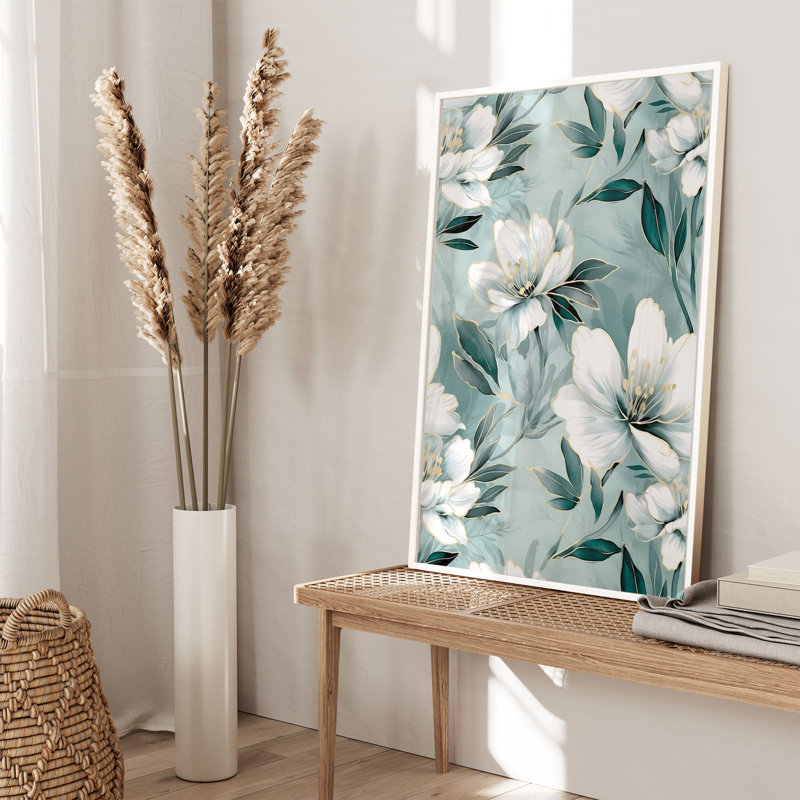 Floral Florals III, reproduction d'art moderne sans cadre, H 36 po x l 24 po