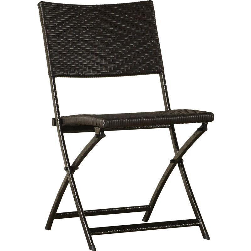 Womack Outdoor Folding Dining Side Chairs