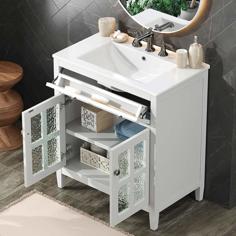 Bathroom Vanity, White