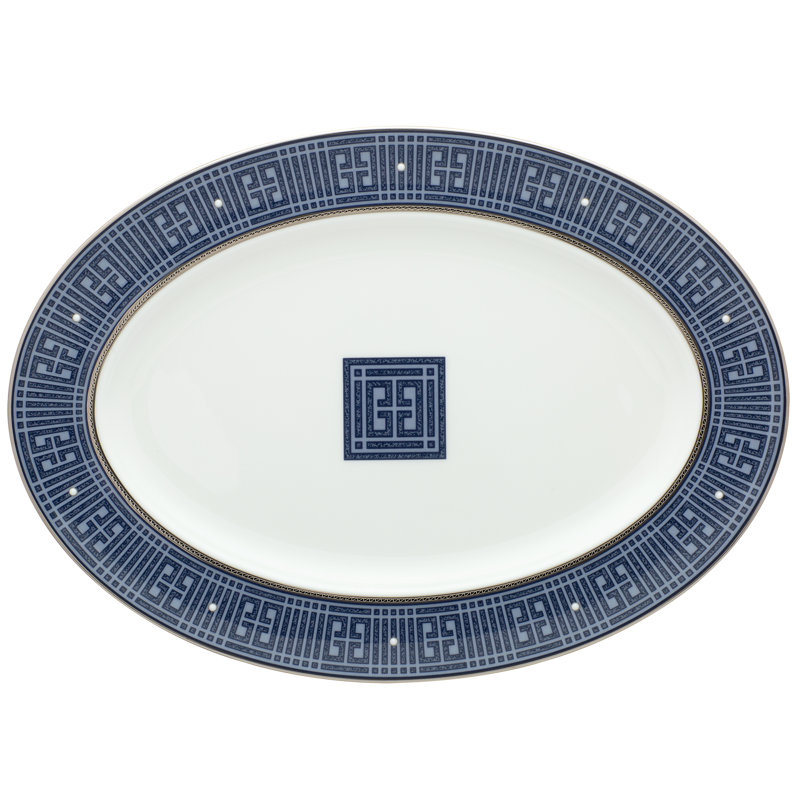 Noritake Infinity Oval Platter, 14", Blue