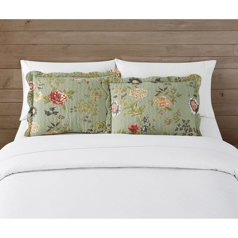 Edens Garden Pair of King Shams, King Sham