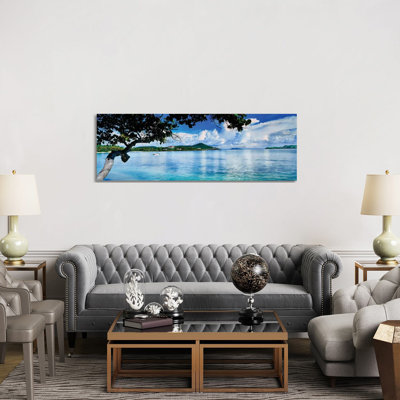 St. Johns Bay, Cabes Point, Sapphire Beach, St. Thomas, U.S. Virgin Islands, USA - Wrapped Canvas Panoramic Print