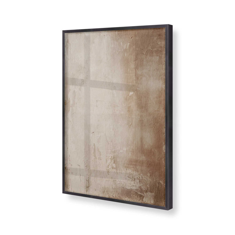 Fresco's Silent Tale II, Cadre simple en zinc patiné, H 15,25 po x l 12,25 po