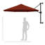 Coelia 300cm Parasol-1237240288