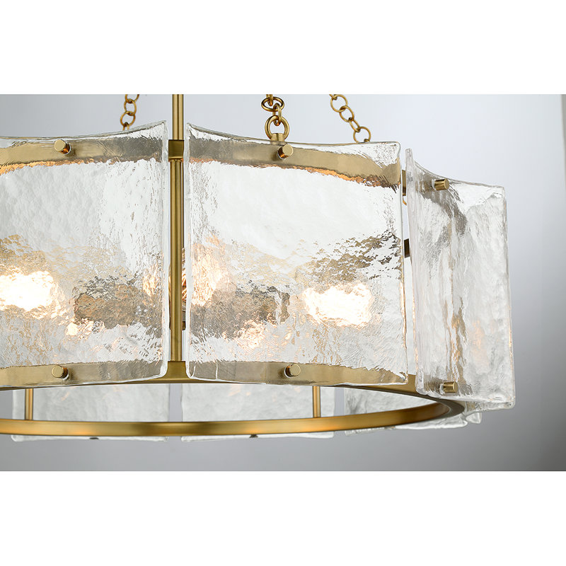 Genry 5-Light Hubbs in Warm Brass, Brass