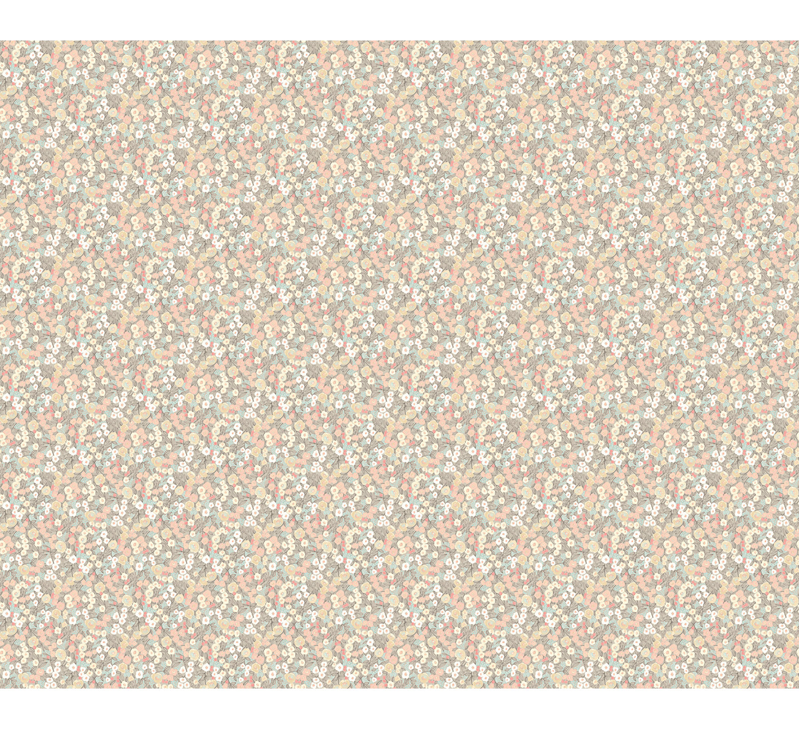 Newsbury Garden Floral Wallpaper, Pastel