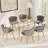 Glass Top Dining Set-772506259-791176374-791176369