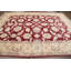 Tapis unique en laine noué à la main Oushak rouge / beige de 10 pi 2 po x 13 pi 7 po Nisaiah