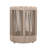 Outdoor Acacia Wood Rattan Coffee Table, 2 Color Beige/Grey 15"/26" Round, Weather Resistant Iron Frame For Patio Garden, Mix & Match Savings-1402104813