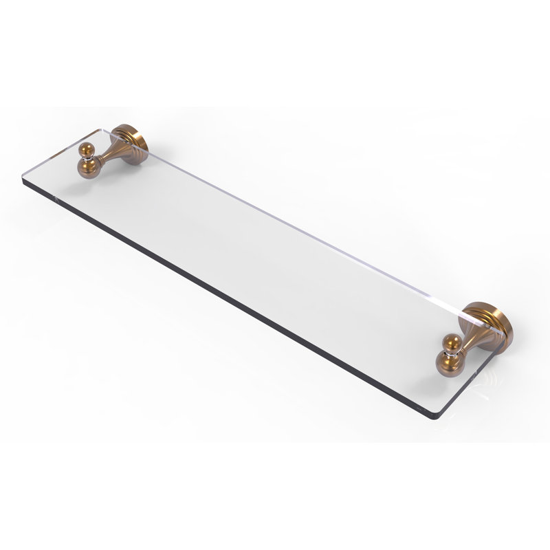 Godin Industrial Pipe Shelves, Brushed Bronze, 22 Inch