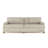 Leroy Rolled Panel-Arm Daybed with Bun Feet-386523857-387741815