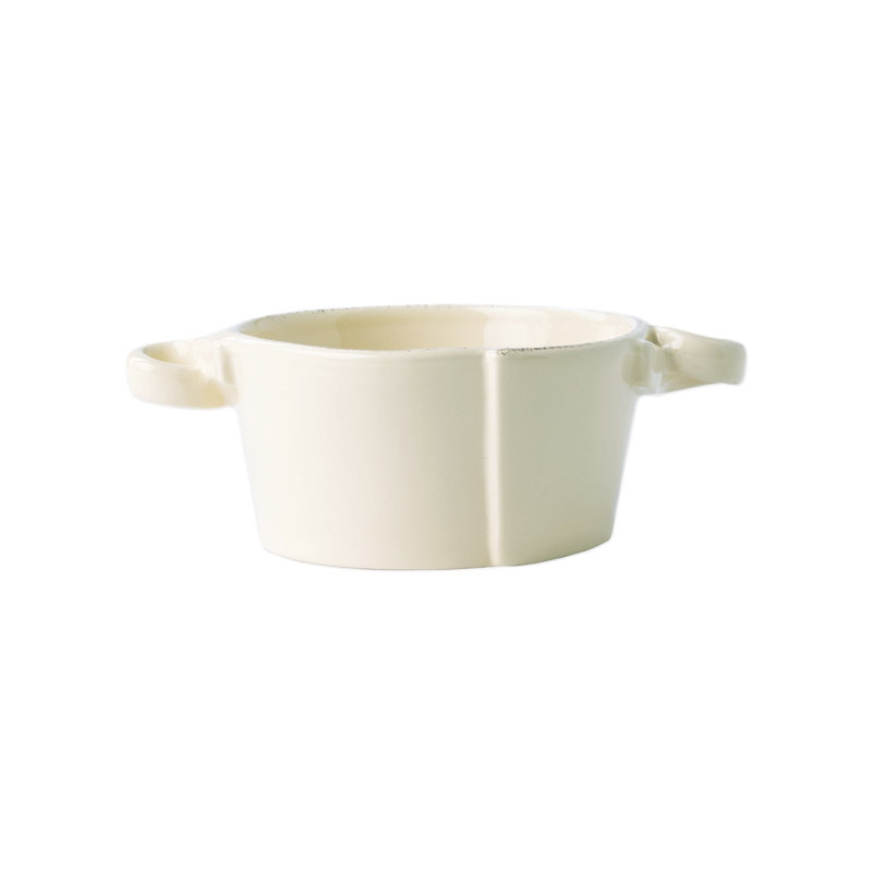 Lastra Handmade Stoneware Soup Bowl, Linen