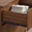 Commode cannelée à 8 tiroirs pour chambre à coucher, commode de rangement Boho l 47 po-1865131285