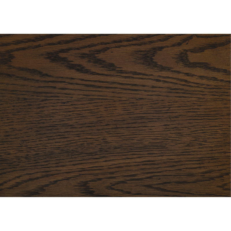 Élégante table de chevet bicolore grise et brune - 2 tiroirs, mobilier de chambre en bois