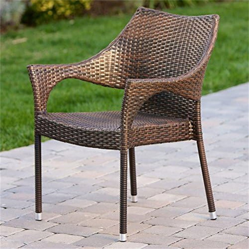 Chaise d'extérieur en résine (excluant la table)