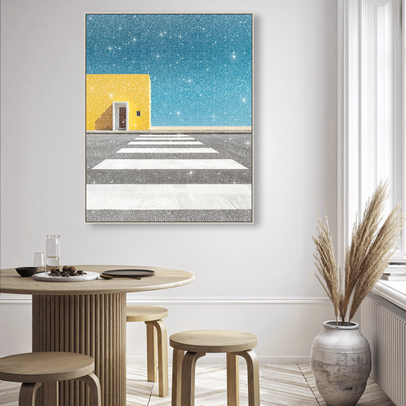 Hue Crossing I Print by Oliver Gal, 21"H x 17"W, Silver Floater Frame