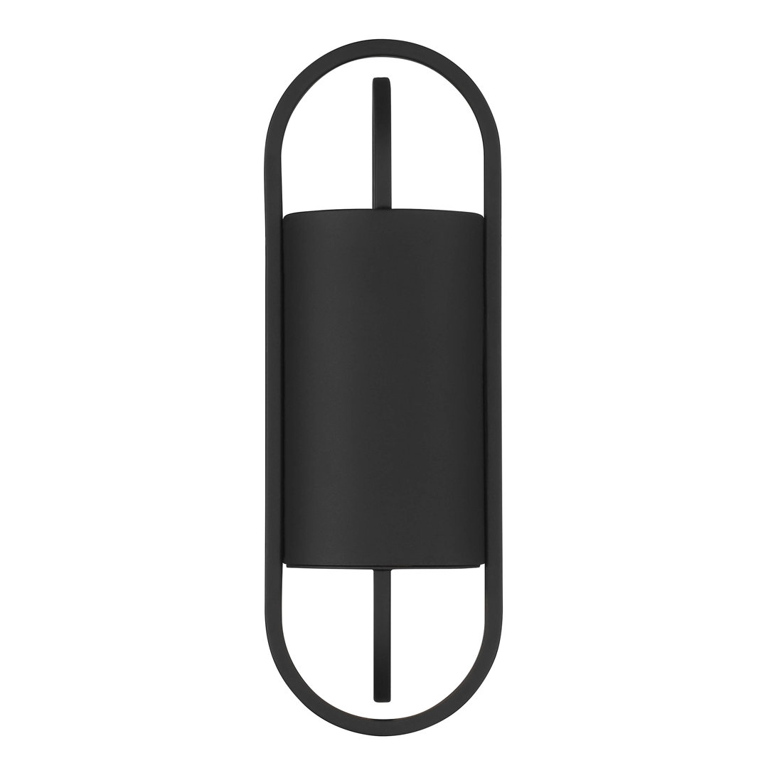 Maesie Black Outdoor Armed Sconce Latitude Run® 