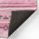Tapis rose / gris / blanc Ance