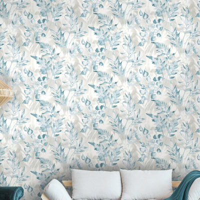 Bobbi-Jane 10m x 53cm Metallic Finish Wallpaper Roll