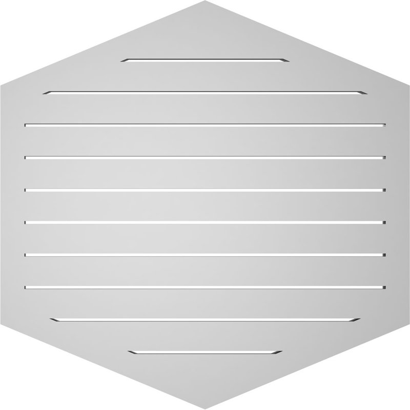 Pente verticale verticale en uréthane 5 pi, H 34 po x l 34 po x P 1,5 po