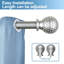 Tringle à rideaux simple ajustable Dijana-21683780-21683776