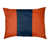 Orange et bleu marine