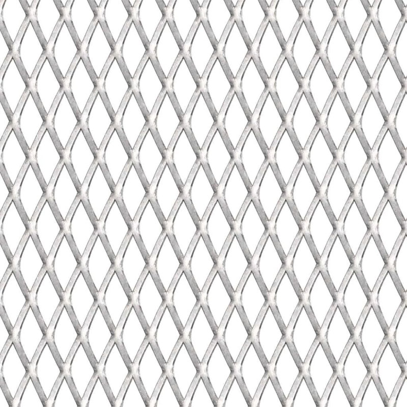 Fil métallique argenté / clôture grillagée, H 0,8 po x l 0,4 po x P 0,1 po