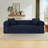 80" Queen-Size Futon Sofa Bed Foldable Couch Bed With 2 Pillows - No Assembly Required-795139716