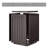 48 Gallon Storage Box With Lockable Secure, Large Double Wall Resin Outdoor Waterproof Deck Box, Package Delivery Box For Porch-106775823