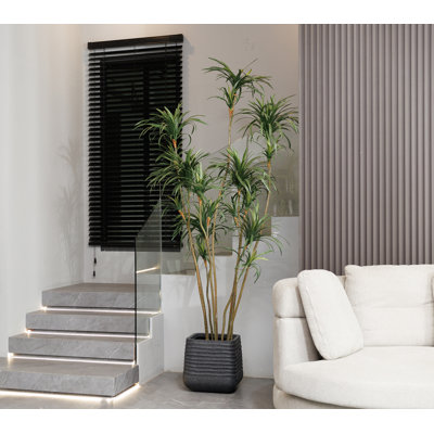 98'' Faux Dragon Tree Tree in Planter