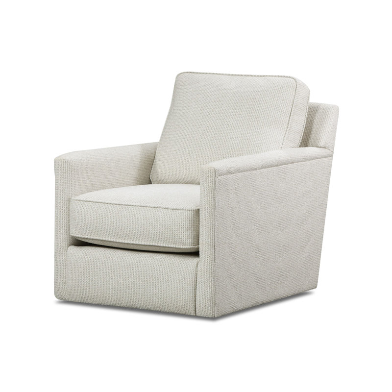 Fauteuil pivotant en coton et polyester Poof