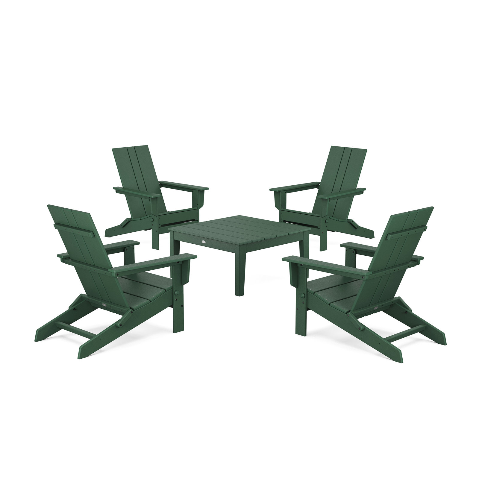 4-Person Patio Seating Group, Green