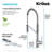 KRAUS Oletto Commercial Style Single Handle Pull Down Kitchen Faucet with QuickDock Top Mount Installation Assembly-1687068516