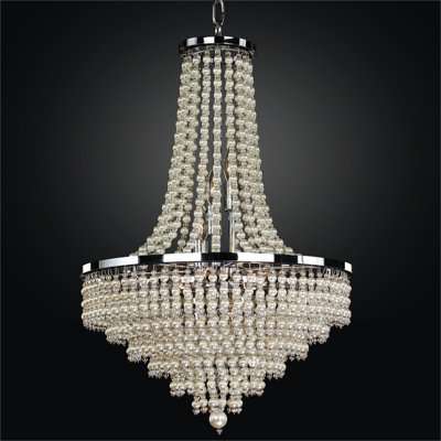 Cava 9 - Light Dimmable Empire Chandelier