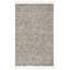 Hereford Hand Knotted Wool Striped Area Rug in Gray