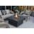 Aswith 34" Outdoor Concrete Fire Pit 50,000 BTU - Includes Lava Rocks & PVC Cover-2051561071-2051561063