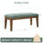 Isaura Polyester Upholstered Bench-2090126883